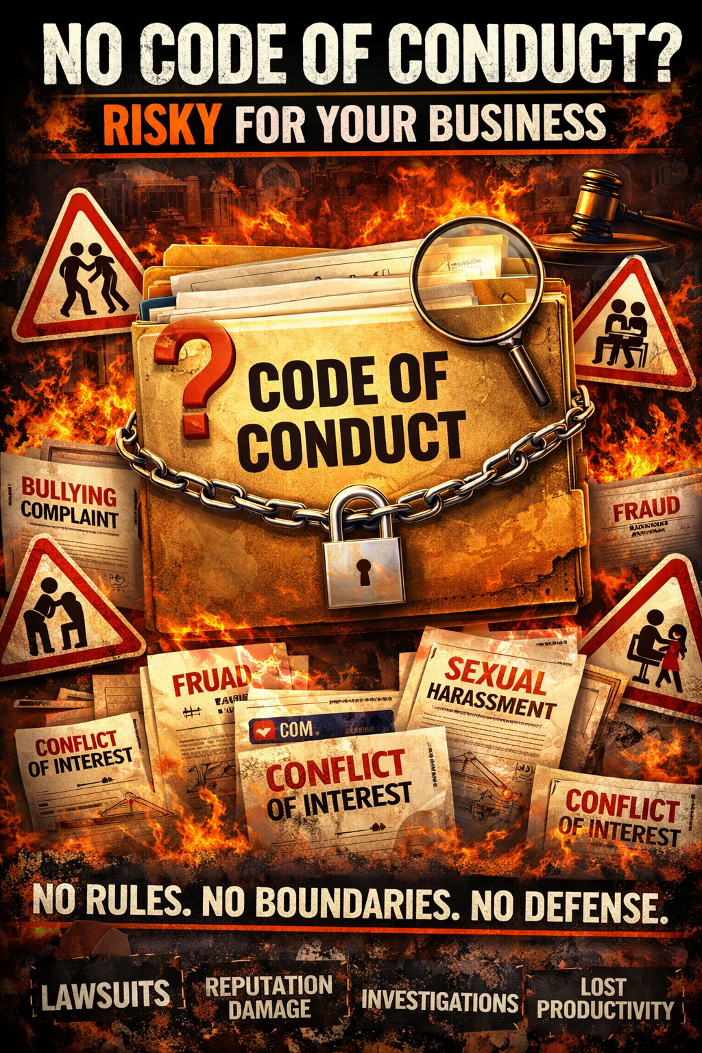 Code of conduct and business risk