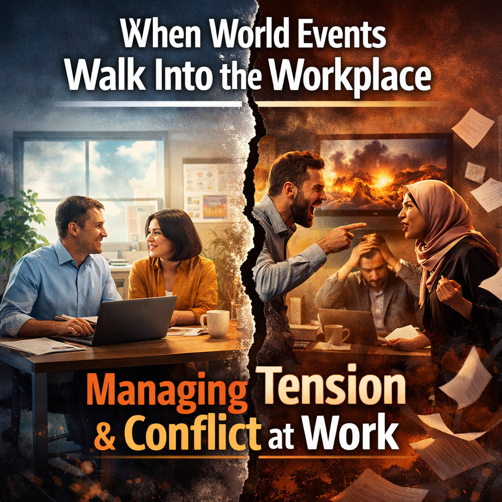 Managing workplace conflict and employee behaviour during global events in Australia”
